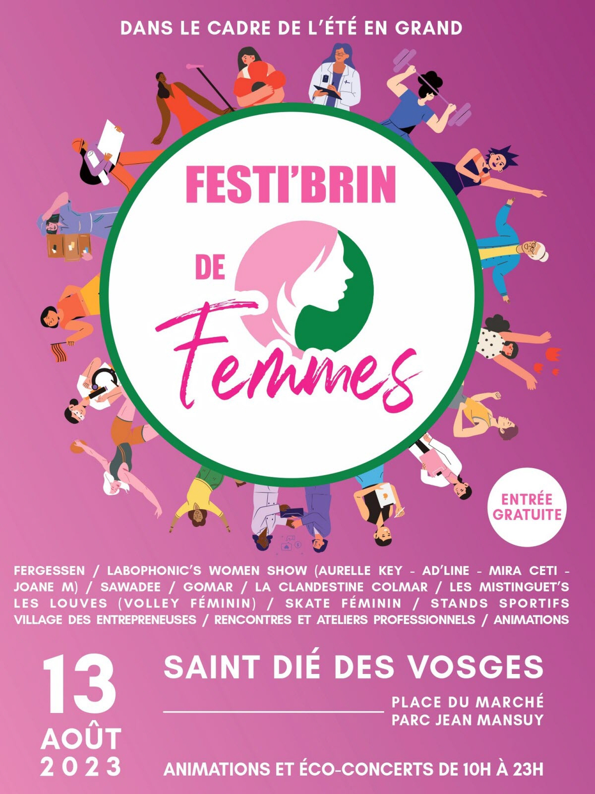 SAINT DIÉ DES VOSGES (88) - FESTI'BRIN DE FEMMES